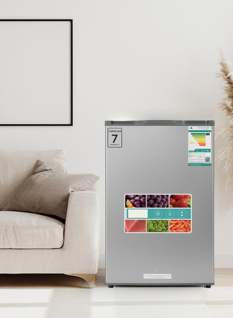 جنرال لاينز ثلاجة باب واحد  - 3,1 قدم - 93 لتر - 220 فولت - سلفر - GLR89D1D - Image 5